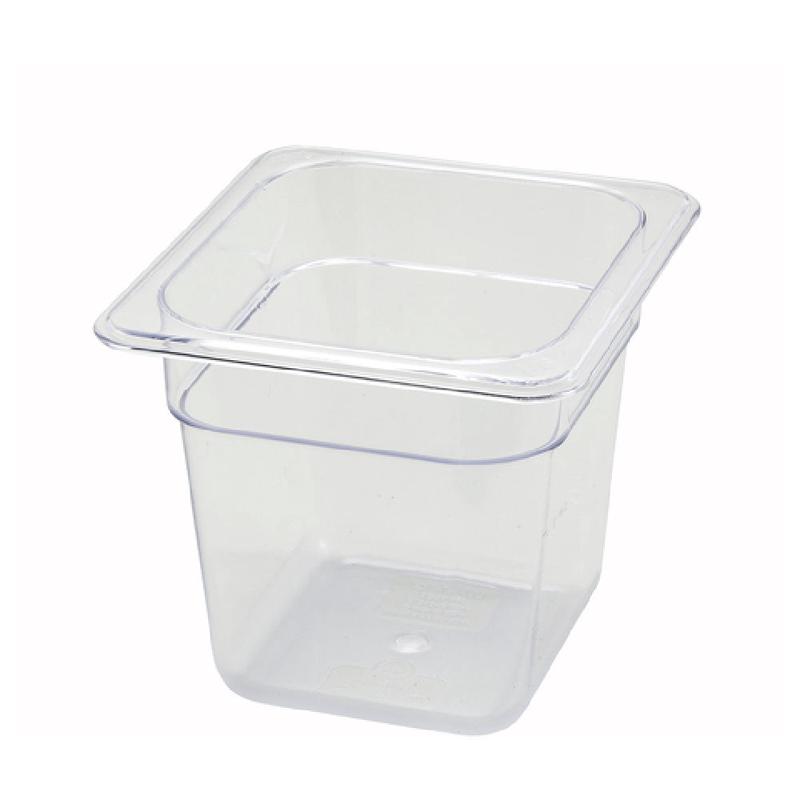 Winco SP7606 Poly-Ware Food Pan 1/6 Size 6-3/4" X 6-1/4"