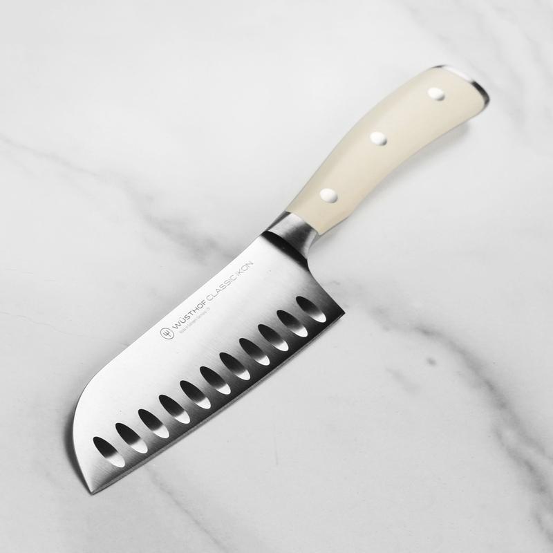 Wusthof Classic Ikon Creme 5" Hollow Edge Santoku Knife