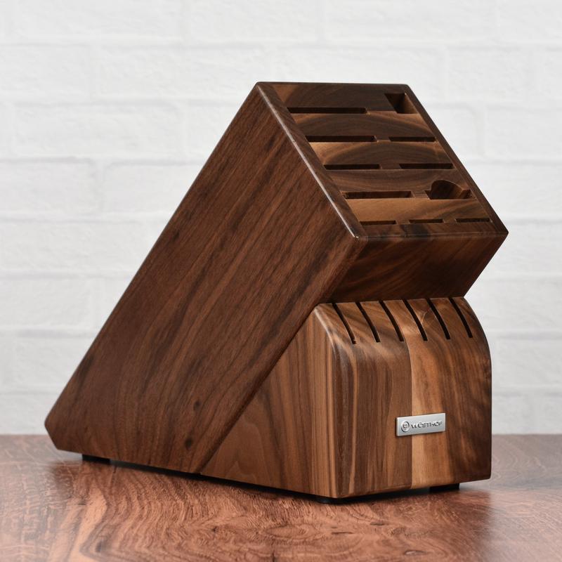Wusthof 17 Slot Walnut Knife Block