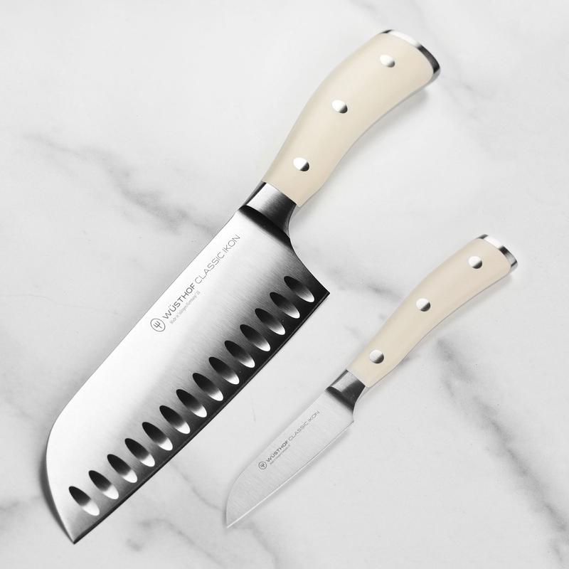 Wusthof Classic Ikon Creme 2 Piece Asian Knife Set