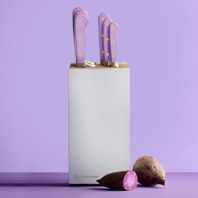 Wusthof Classic Purple Yam 8 Piece Knife Block Set