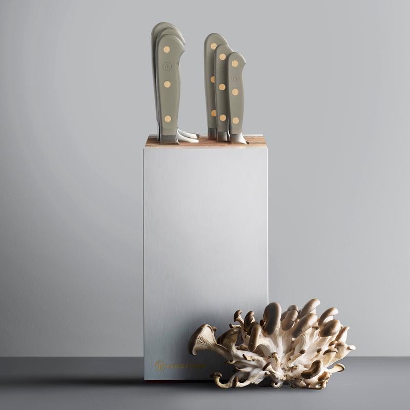 Wusthof Classic Velvet Oyster 8 Piece Knife Block Set