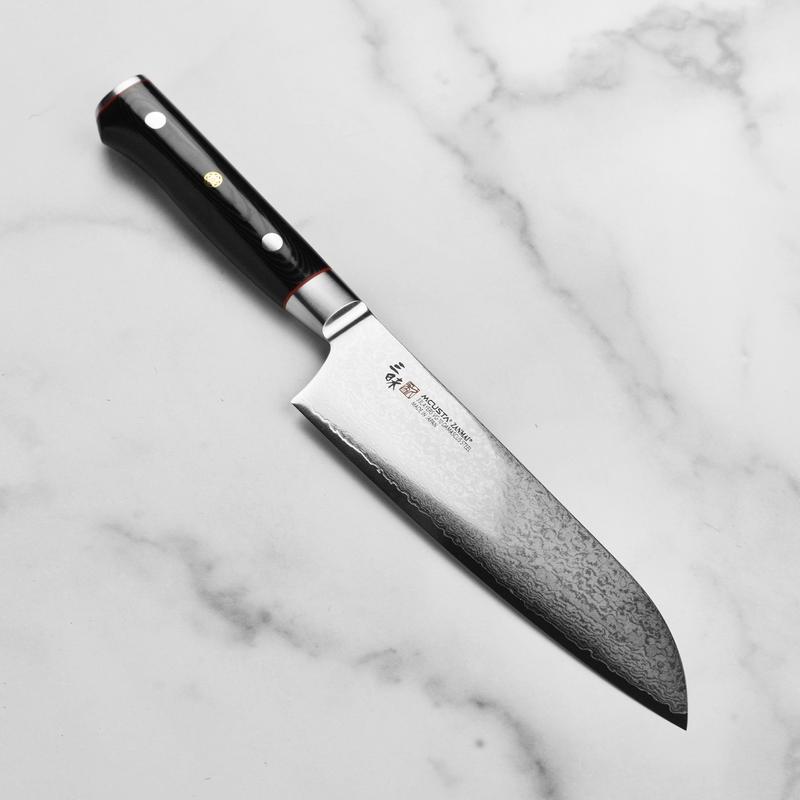 Zanmai Classic Pro Zebra Damascus 7" Santoku