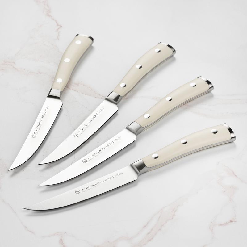 Wusthof Classic Ikon Creme 4 Piece Steak Knife Set