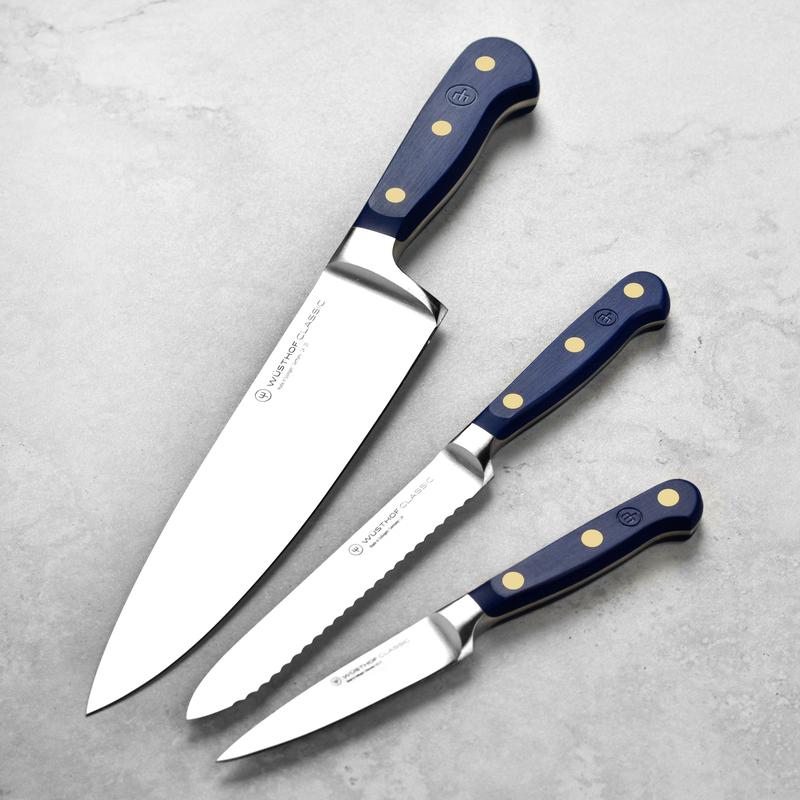 Wusthof Classic Wild Blueberry 3 Piece Knife Set