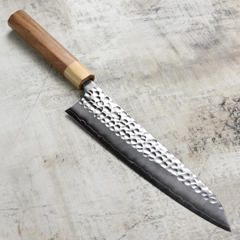 Yoshimi Kato Forged Ginsan Stainless Clad 9.4" Gyuto