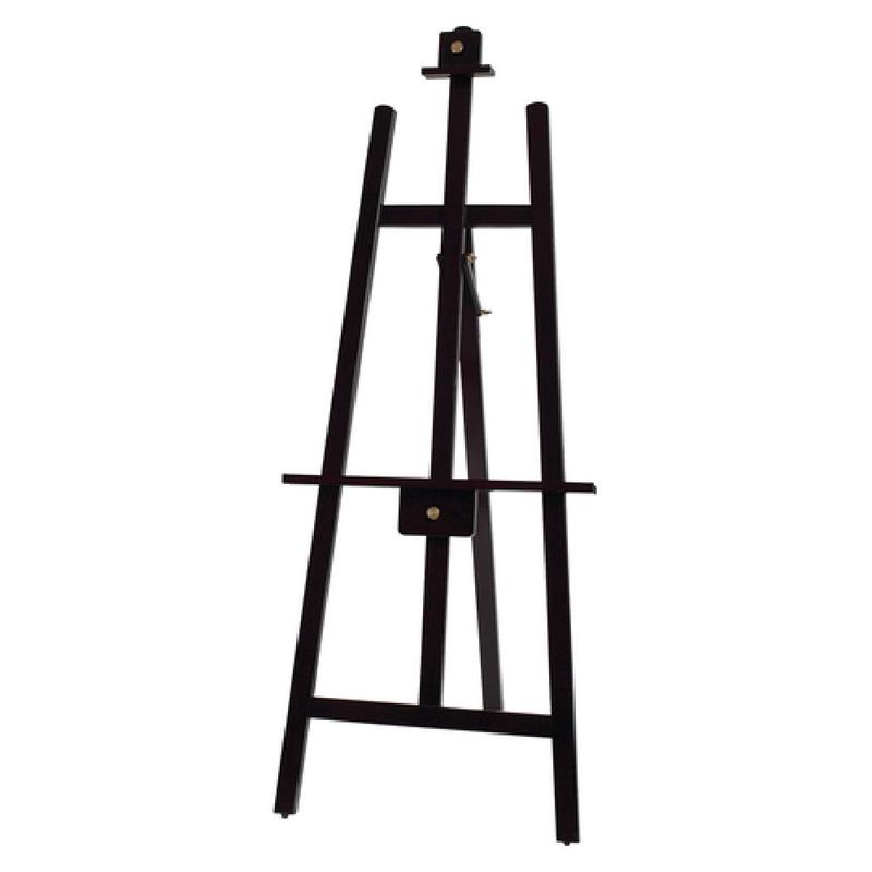 Winco MBBE-3 Tripod Display Easel 23-1/4"L X 1"W X 61"H Solid 1" Thick Wooden Frame