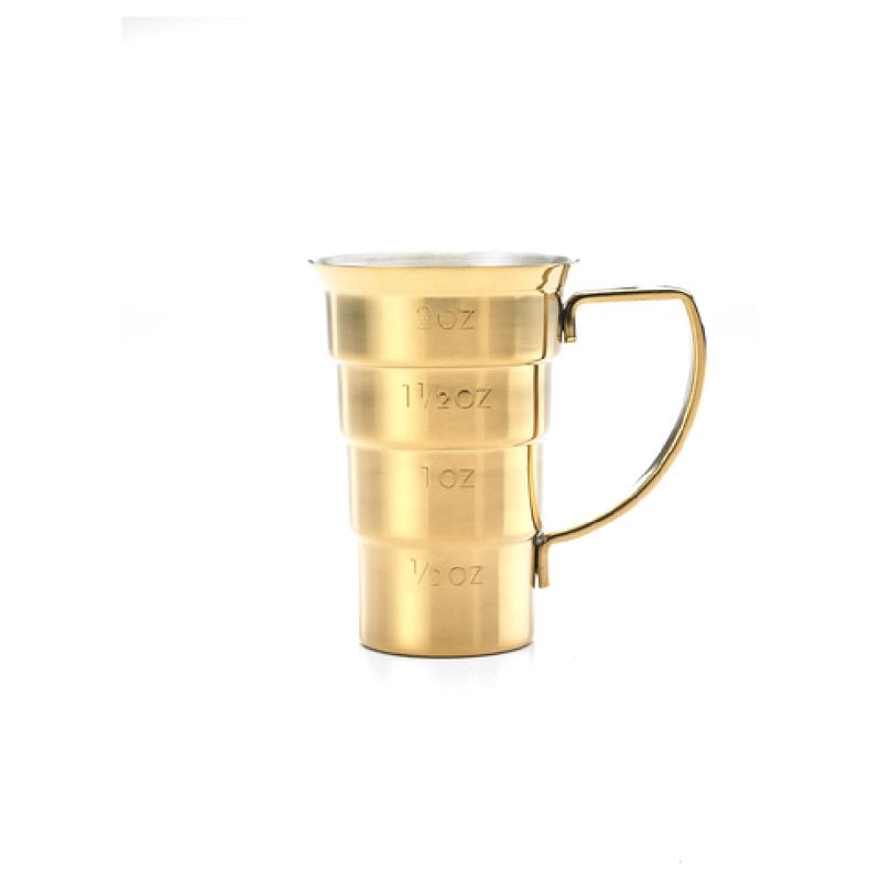 Mercer Culinary M37108GD Barfly Jigger 2 Oz. Stepped