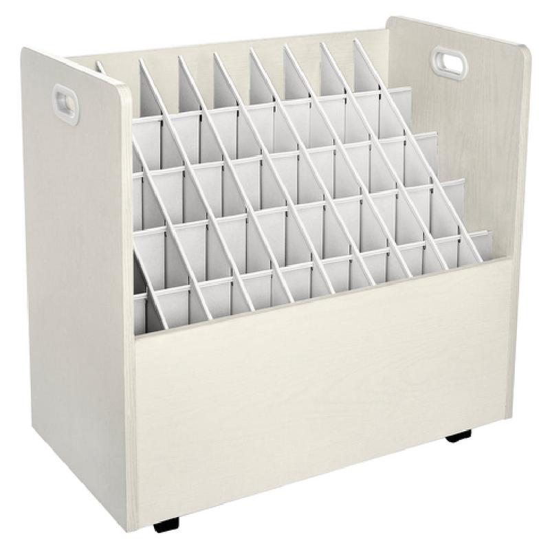 Alpine Industries ADI626-WHI Blueprint Roll File/Large Document Organizer Mobile