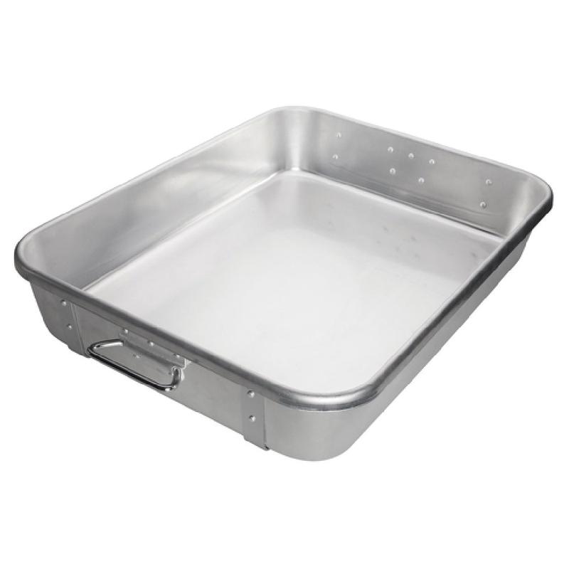 Winco ALRP-1824 Double Roast Pan 24" X 18" X 4-1/2" Deep Rectangular