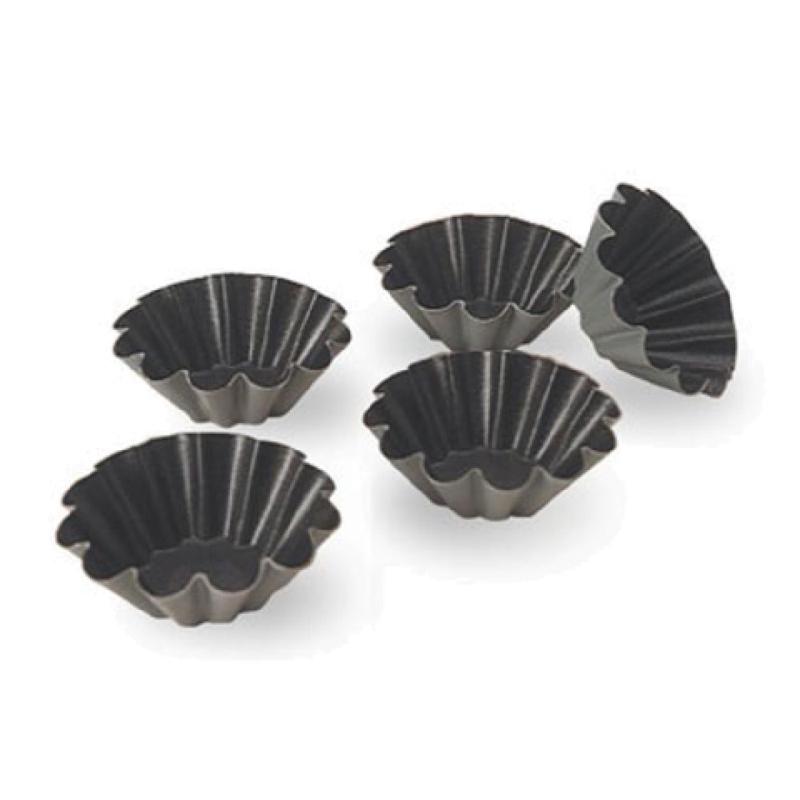 Matfer 334026 Exal Brioche Mold 10 Flutes 3-1/2" Dia. X 1-1/4"H