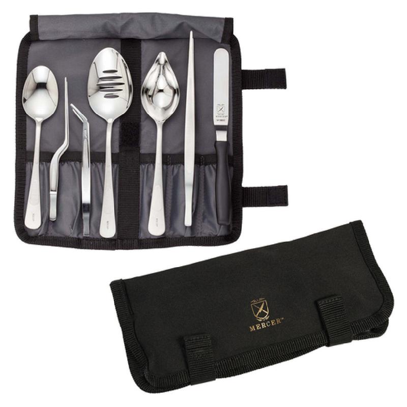 Mercer Culinary M35149 Plating Tool Set 8-piece Includes: (1) M18830 4-1/4" Offset Spatula