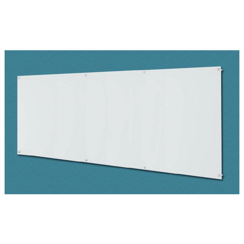Aarco 6WGBM48120 ClearVision Magnetic Glass Markerboard 120"W X 48"H 1/4"(6mm) Low Iron
