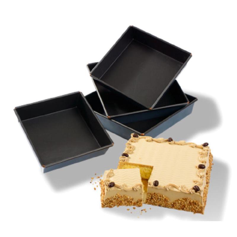 Matfer 331666 Exopan Cake Pan 9-1/2"L X 9-1/2"W X 2"H Square
