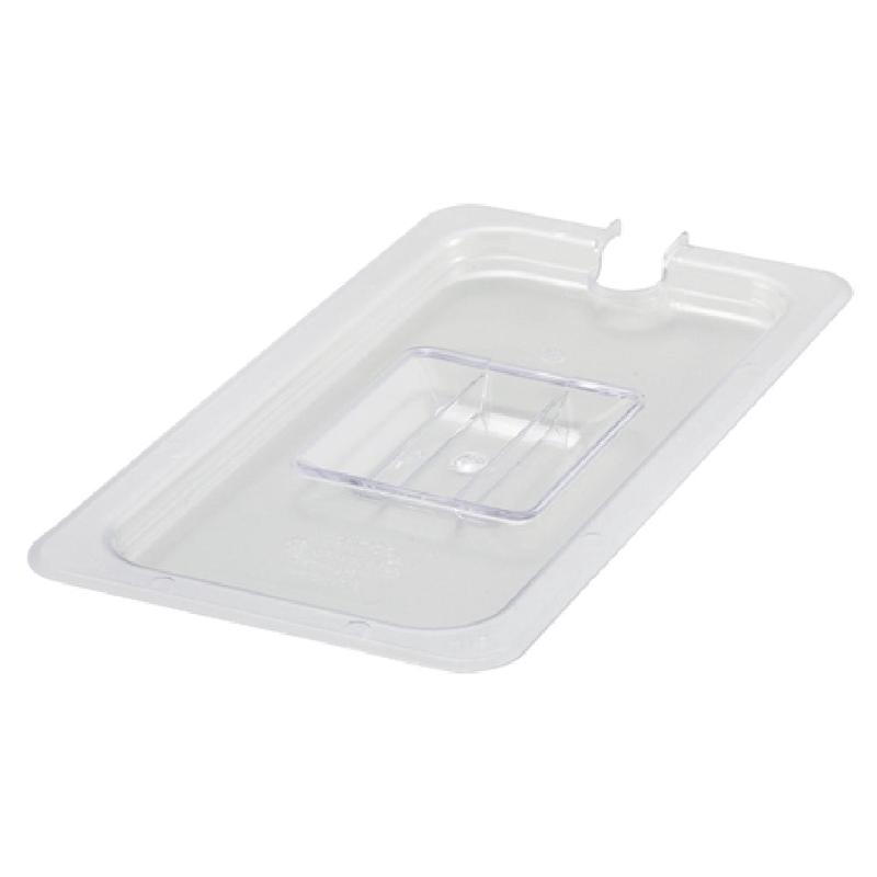 Winco SP7300C Poly-Ware Food Pan Cover 1/3 Size Slotted
