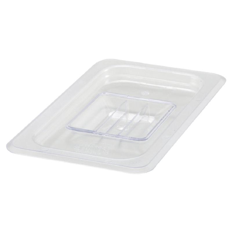 Winco SP7400S Poly-Ware Food Pan Cover 1/4 Size Solid