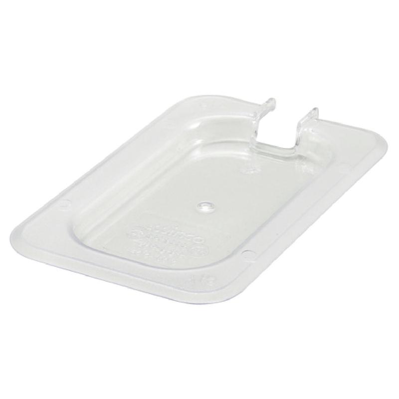 Winco SP7900C Poly-Ware Food Pan Cover 1/9 Size Slotted