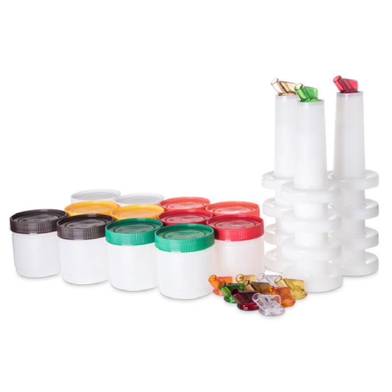 Carlisle PS501N00 Carlisle Store 'N Pour Pint Complete 16 Oz. Container