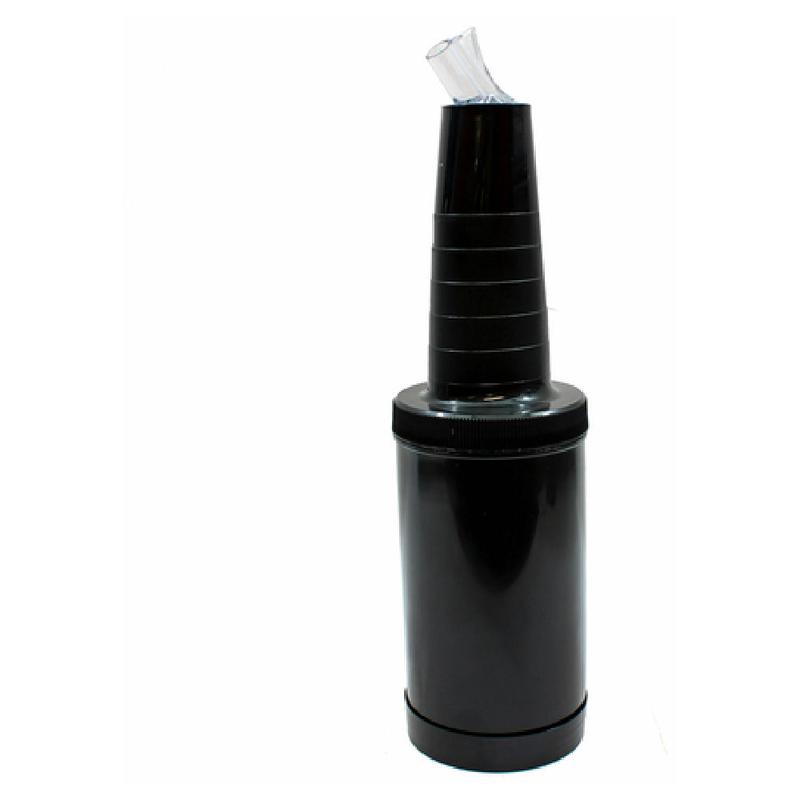 Tablecraft 8032BKBK Cash & Carry PourMaster Complete Unit Quart Includes: Container Easy Grip Neck