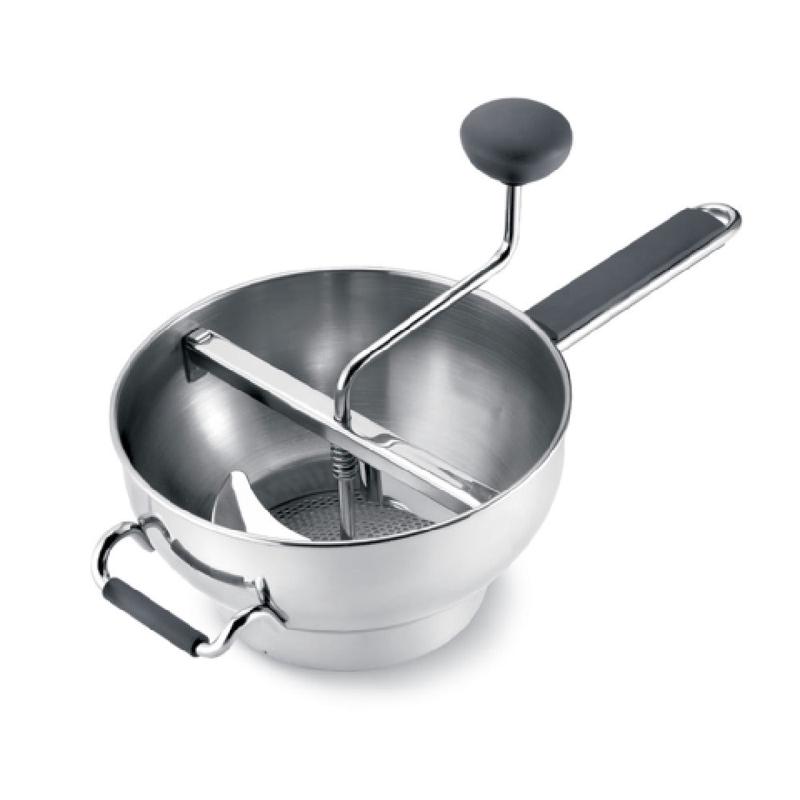 Browne Foodservice 746479 CUISIPRO Food Mill With Automatic Scraper Increases Effiency By Allowing A Smoother