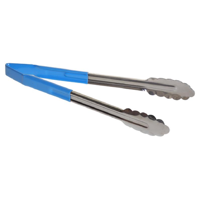 Tablecraft 3712BLEU Tongs 12" One Piece