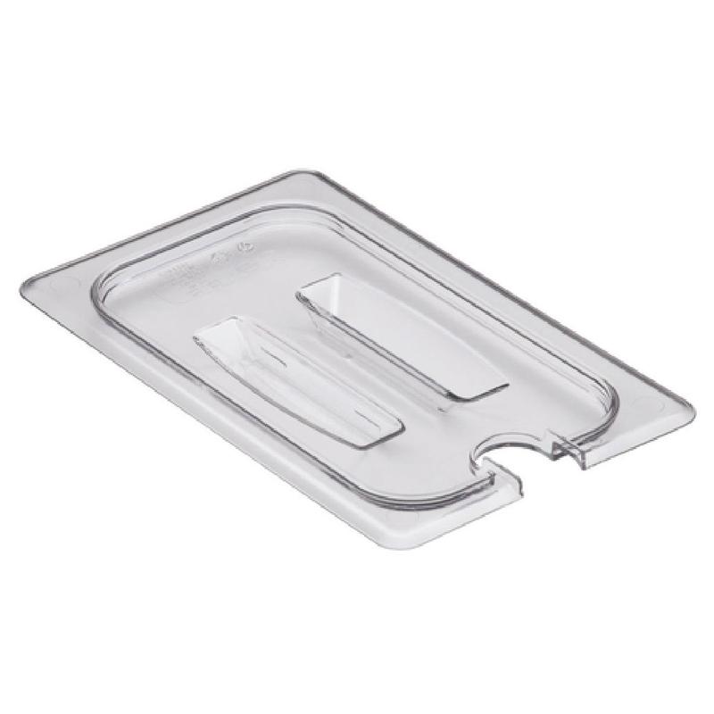 Cambro 40CWCHN135 Camwear Food Pan Cover 1/4 Size Notched