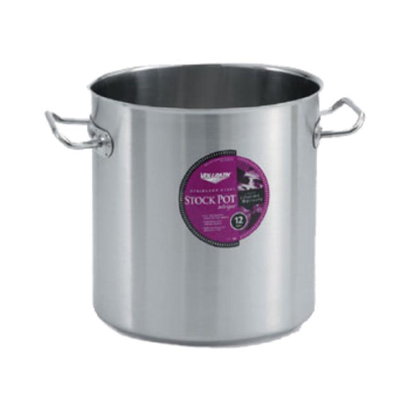 Vollrath 47721 Intrigue Stock Pot 12 Quart (11.4L) 18/8 Stainless Steel Body