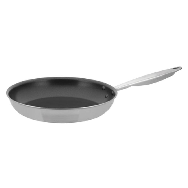 Winco TGFP-12NS Tri-Gen Induction-Ready Fry Pan 12" Dia. Round