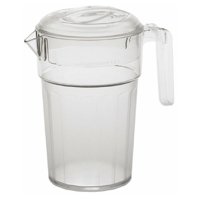 Cambro PC34CW135 Camwear Pitcher 34 Oz. 6-2/3" Dia. X 7-1/2"H (with Lid)
