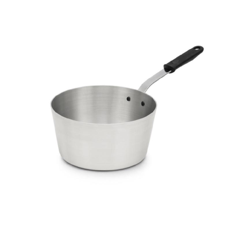 Vollrath 682170 Wear-Ever Tapered Sauce Pan 7 Qt. (6.6 Liter) Silicone Handle