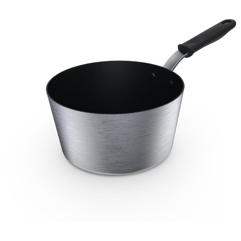 Vollrath 6923375 Wear-Ever Sauce Pan 3.75 Qt. (3.5 Liter) With SteelCoat X3 Non-stick Coating