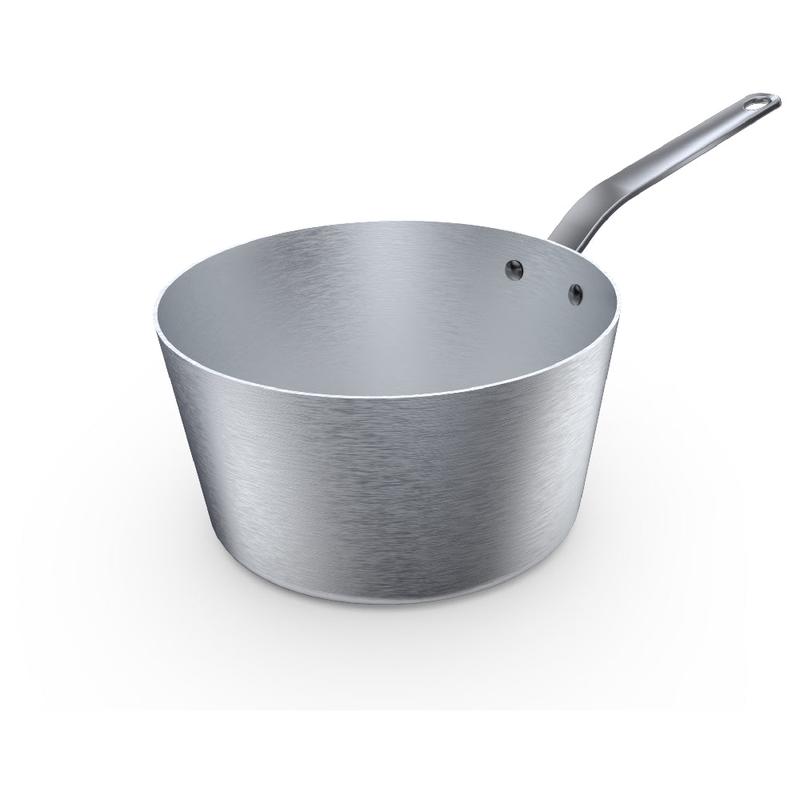 Vollrath 6611375 Wear-Ever Tapered Sauce Pan 3-3/4 Qt. (3.5 Liter) Plated Handle