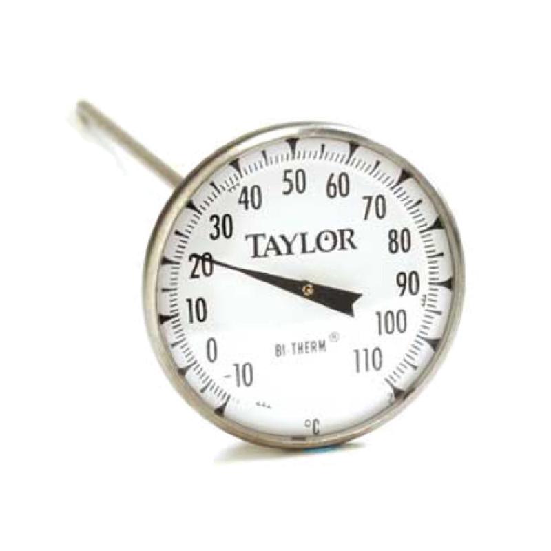Taylor 6235J Bi-Therm Pocket Thermometer Dial 10 To 110C Temperature Range
