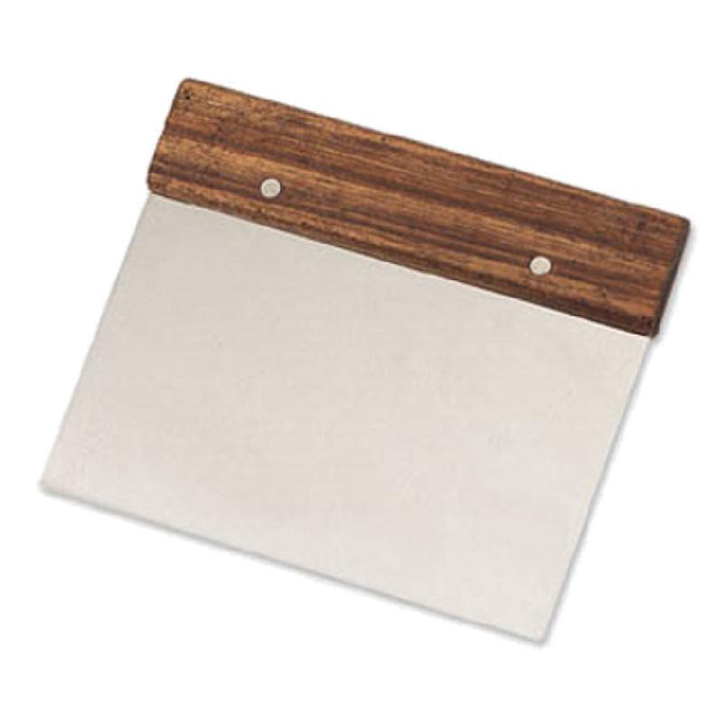 Alegacy Foodservice Products 182DS Dough Scraper 4" X 6" Hardwood Handle