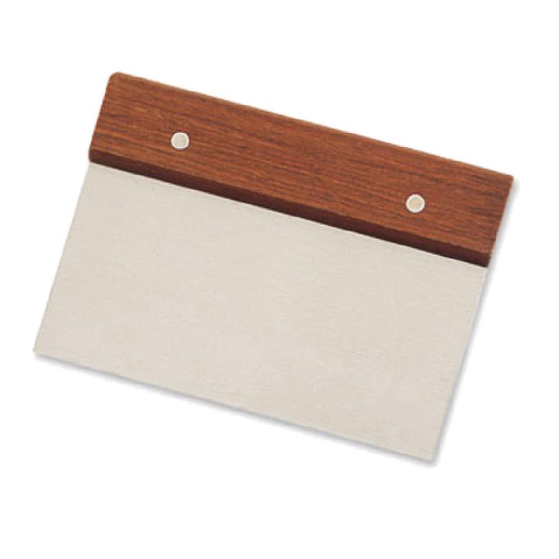 Alegacy Foodservice Products 183 Dough Scraper 5" X 7" Hardwood Handle