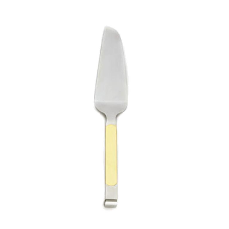 Alegacy Foodservice Products 218GD Orbit Pie Server 11-7/8"L Hooked Handle With Gold Trim