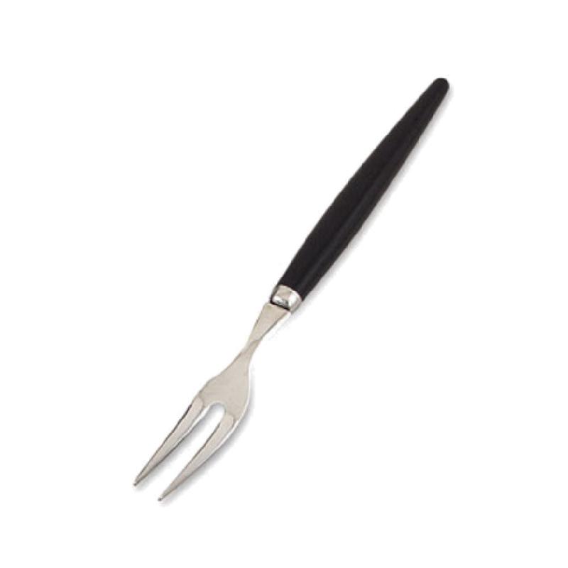 Alegacy Foodservice Products 3010 Snail Fork 7" Stainless Steel With Black Plastic Handle