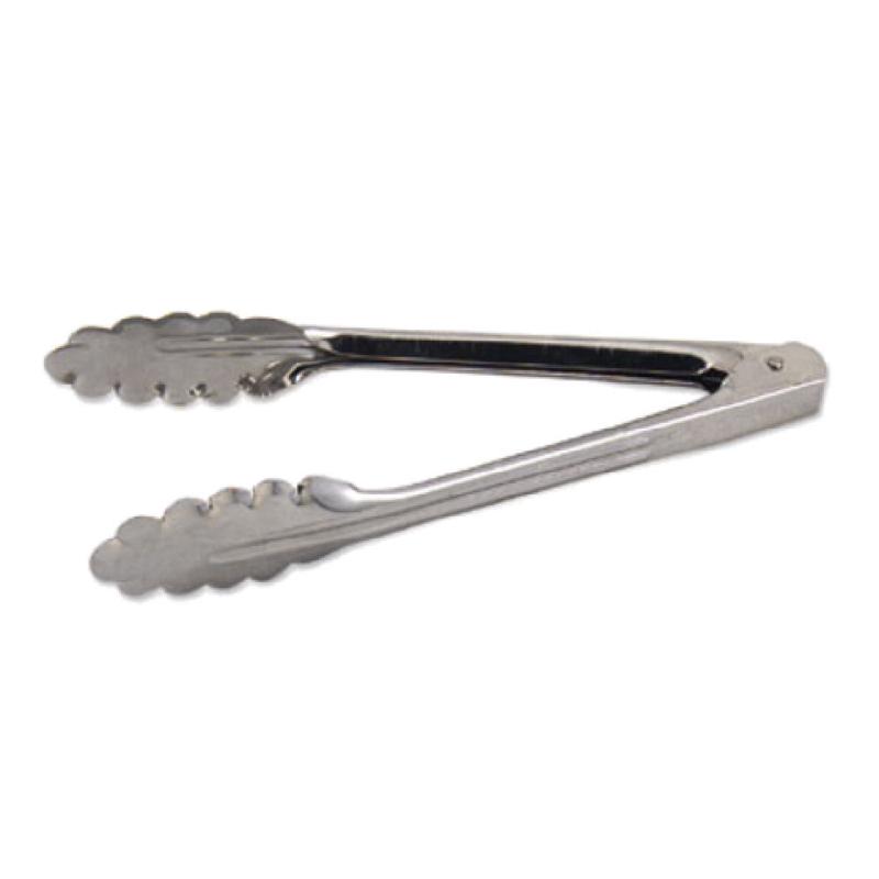 Alegacy Foodservice Products 3507 Spring Tongs 7"L Scalloped Gripping Edge