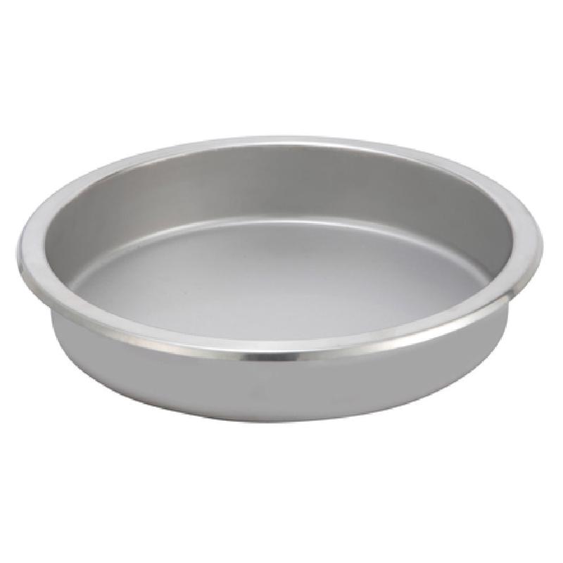 Winco 602-FP Chafer Food Pan For 6 Qt. Round Chafer (models 103A 103B 308A And 602) Stainless Steel