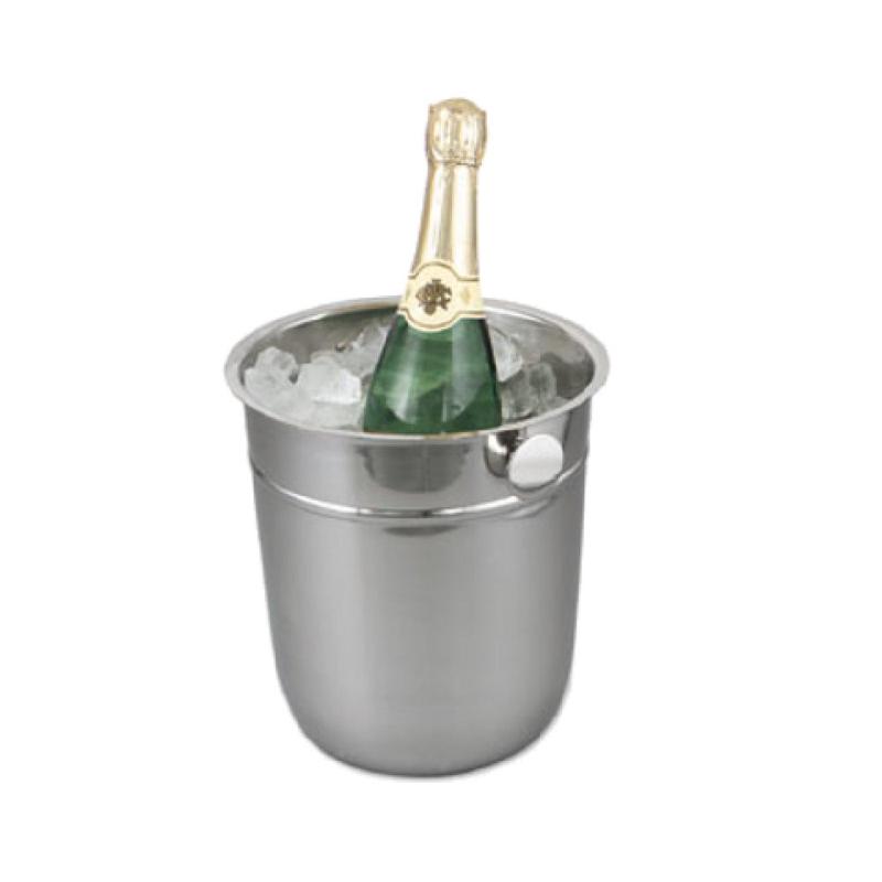 Alegacy Foodservice Products 69501 Wine Bucket 8-3/4" Dia. X 9-1/2"H 18/8 Stainless Steel