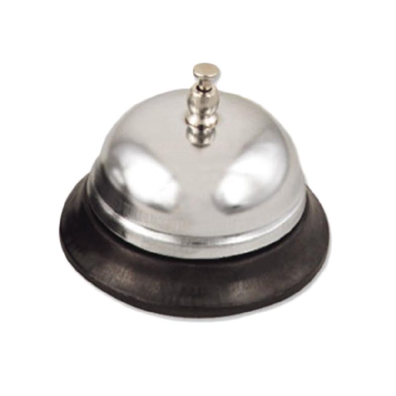Alegacy Foodservice Products 715 Call Bell 3" Base Dia. Nickel-plated With Plastic Base