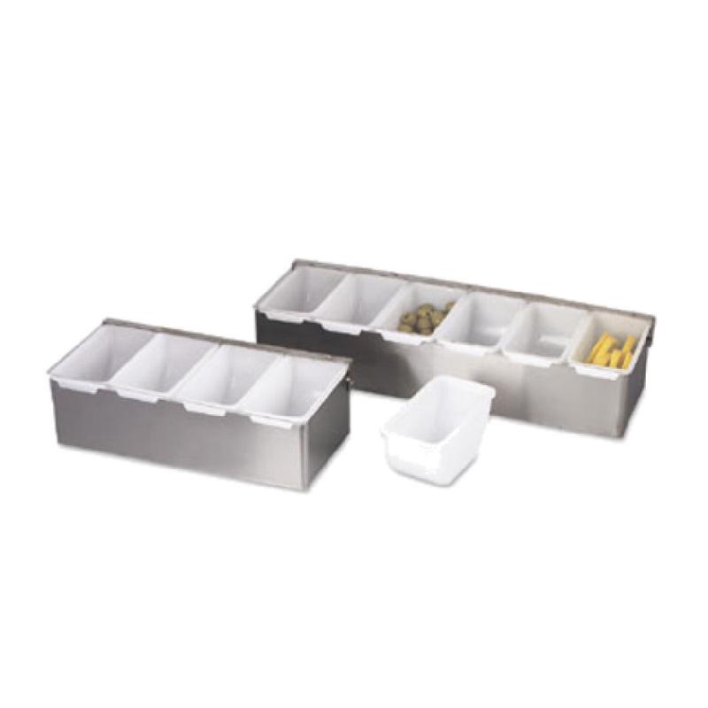 Alegacy Foodservice Products 79302 Bar Caddy 14-3/4" X 5-1/2" X 3-1/2" (5) 1 Pint Compartments