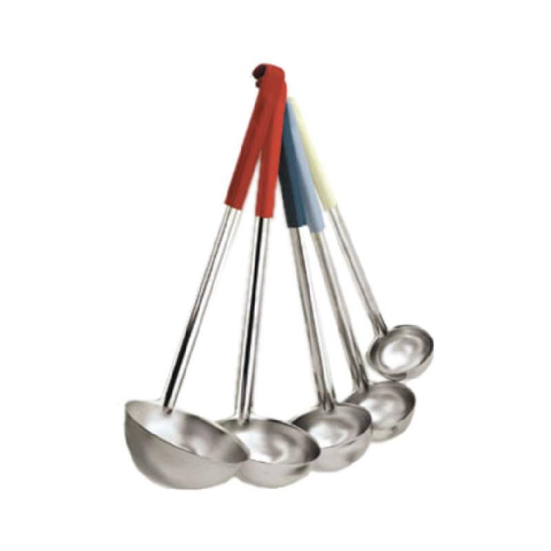 Alegacy Foodservice Products 8844GY Optima Ladle 4 Oz. 12"L Grooved Handle