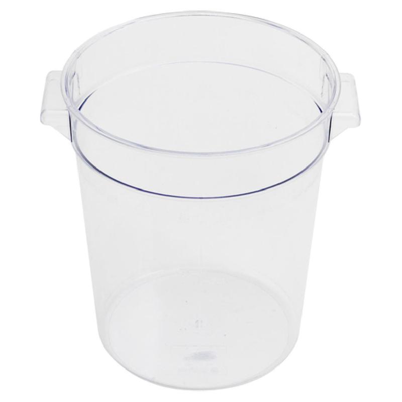 Alegacy Foodservice Products PCSC4R E Economy Storage Container 4-1/4 Qt. 7-1/4" Dia. X 8-1/2" Deep