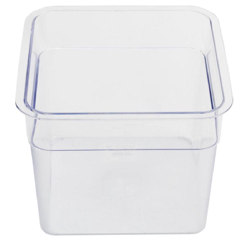 Alegacy Foodservice Products PCSC5S E Economy Storage Container 6 Qt. 8-7/8" X 8-7/8" X 7"
