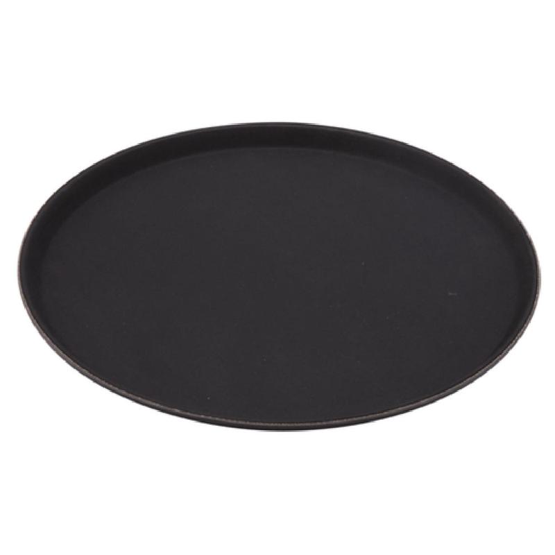 Alegacy Foodservice Products RNST16BLK E Economy Serving Tray 16" Dia. Round