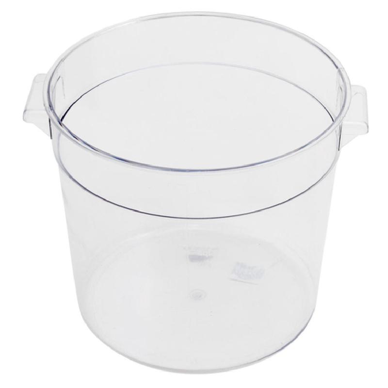 Alegacy Foodservice Products PCSC6R E Economy Storage Container 6-3/8 Qt. 8-7/8" Dia. X 8" Deep