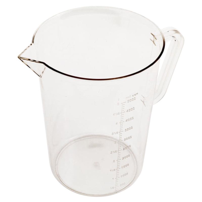 Alegacy Foodservice Products PCML50 E Economy Measuring Cup 5 Qt. With Handle & Spout