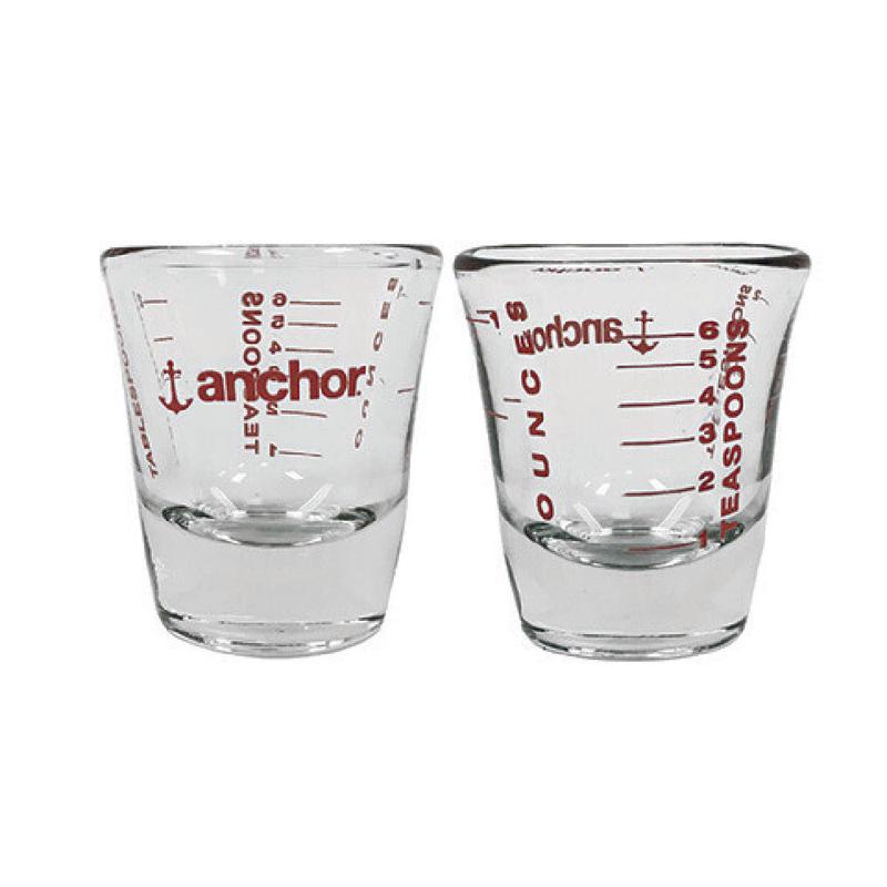 Anchor Hocking 96522L20 Kitchen Shot With Red Decoration 1 Oz. 30 Ml (12 Each Per Case)