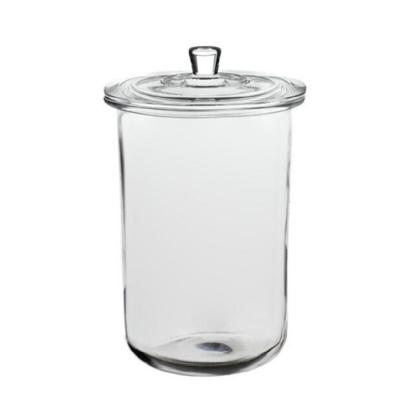 Anchor Hocking 14910L24 Goode Sundry Jar With Glass Lid 1 Gal. Glass (2 Each Per Case)